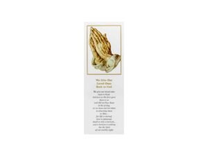 Memorial Bookmarkers - 503 - Praying Hands