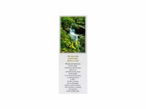 Memorial Bookmarkers - 812 - Mountain Stream with Flowers
