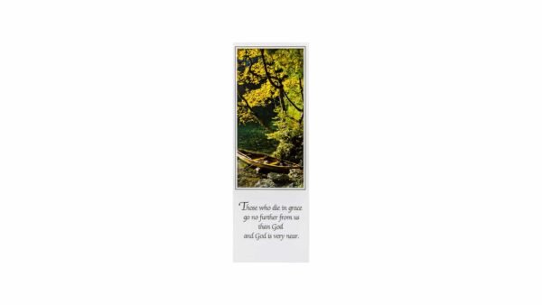Memorial Bookmarkers - 814 - Rowing Boat on Lake