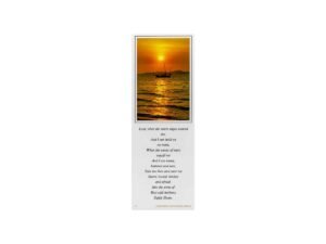 Memorial Bookmarkers - 815 - Boat on Sea