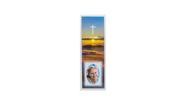 Memorial Bookmarkers - 817 - Clouds and Cross