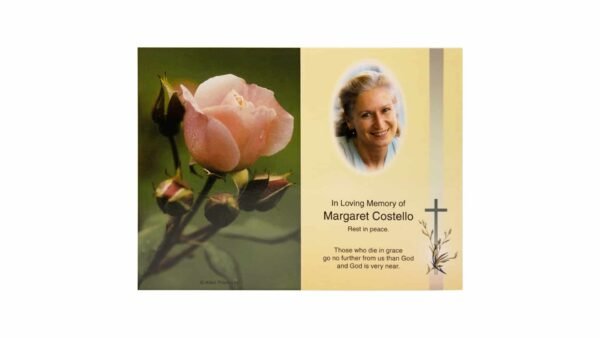 Memorial Cards - 1000 - Rose