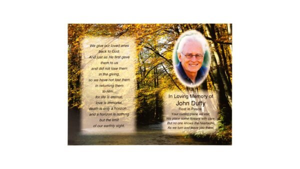 Memorial Cards - 1007 - Woodland with Stream