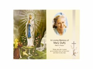 Memorial Cards - 1010 - Lady of Lourdes