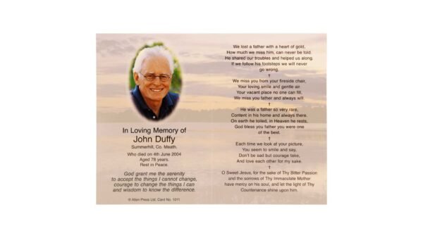 Memorial Cards - 1011 - St Therese