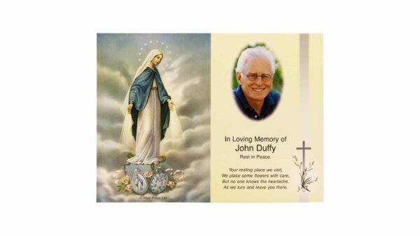 Allen Press-Memorial Cards-1012-Our Lady-Outside Memorial Cards - 1012 - Our Lady