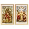 Allen Press-Memorial Cards-106-Jesus with and Holy Family-Outside Memorial Cards - 106 - Jesus with and Holy Family
