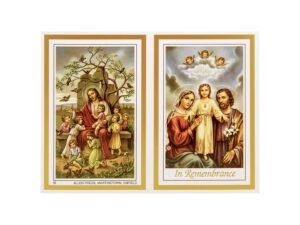 Memorial Cards - 106 - Jesus with and Holy Family