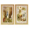 Memorial Cards - 127 - Dove and Chalice with Our Lady of Lourdes