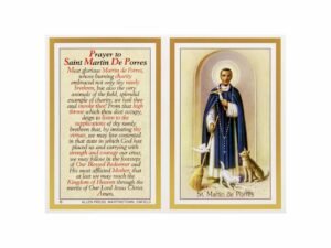 Memorial Cards - 1609 - Saint Martin DePorres