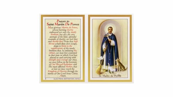 Memorial Cards - 1609 - Saint Martin DePorres