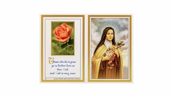 Allen Press-Memorial Cards-1612-St Therese of Lisieux-Outside Memorial Cards - 1612 - St Therese of Lisieux