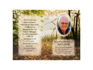 Memorial Cards - 2000 - Woodland