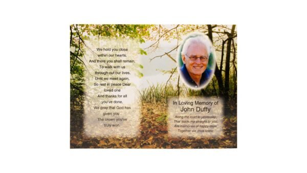 Memorial Cards - 2000 - Woodland