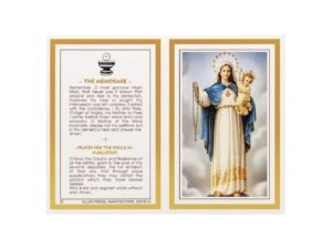 Memorial Cards - 7 - Immaculate Heart of Mary with Baby Jesus