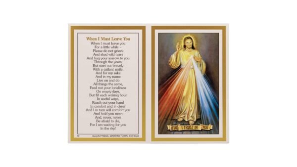 Memorial Cards - 800 - Divine Mercy