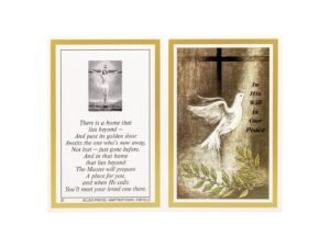 Memorial Cards - 801 - Holy Spirit Dove