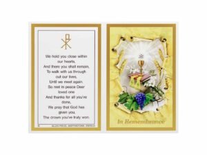 Memorial Cards - 804 - Chalice
