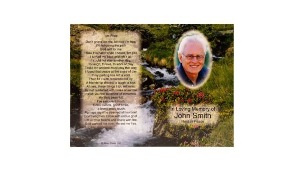 Memorial Cards - 900 - Stream and Wild Flowers