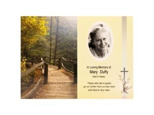 Memorial Cards - 903 - A Board Walk in the Woods