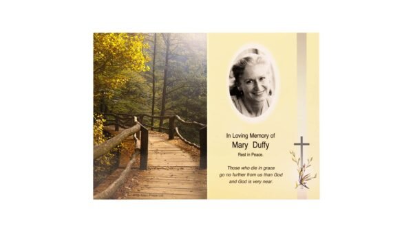 Memorial Cards - 903 - A Board Walk in the Woods