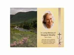 Memorial Cards - 908 - River and Mountain