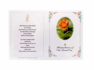 Memorial Cards - 101 - Mary