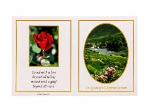 Allen Press-Memorial Thank You Cards-10M-River and Mountain-Outside Memorial Thank You Cards - 10M - River and Mountain