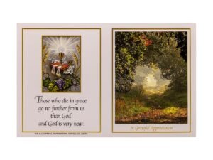 Allen Press-Memorial Thank You Cards-10P-Country Lane-Outside Memorial Thank You Cards - 10P - Country Lane