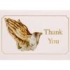 Memorial Thank You Cards - 1K - Praying Hands