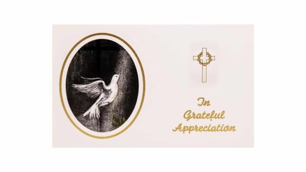 Memorial Thank You Cards - 1M - Dove