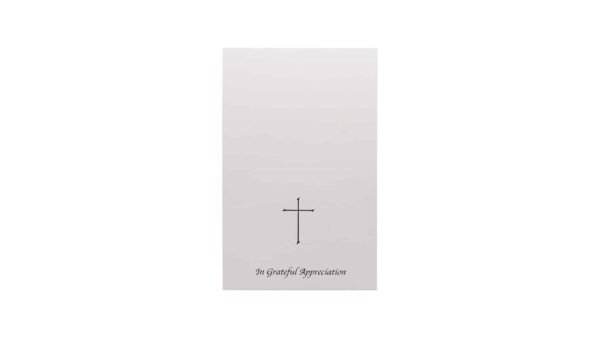 Memorial Thank You Cards - 3Y - Cross