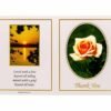 Allen Press-Memorial Thank You Cards-9M-Rose-Outside Memorial Thank You Cards - 9M - Rose