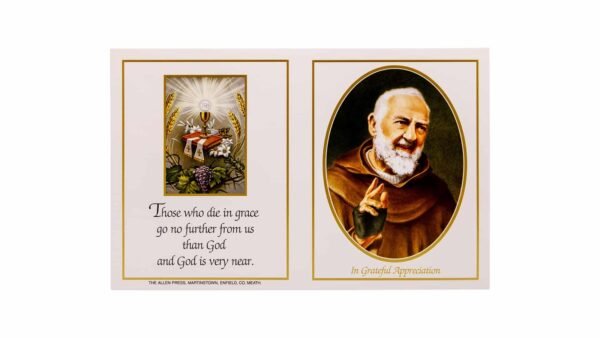 Memorial Thank You Cards - 9P - Padre Pio